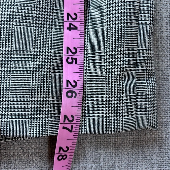 Pendleton Wool Glen Plaid Prince of Wales Check Gray Skirt Tailored Career 6 - Picture 7 of 8